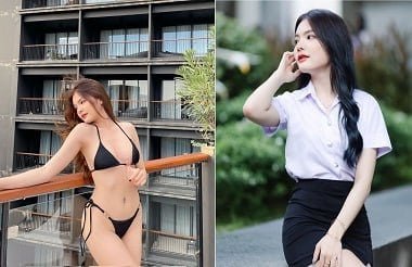 เด็กชายปรารถนาก่อนความงามที่เซ็กซี่ของสาวร้อนแรง