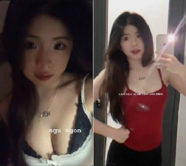 สาวสวยอยากจูบริมฝีปากของแฟนเธอ
