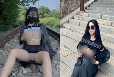 นักเรียนหญิงแอบเข้าไปในโรงแรมพร้อมกับแฟนสุดฮอตของเธอ